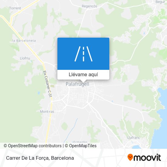 Mapa Carrer De La Força