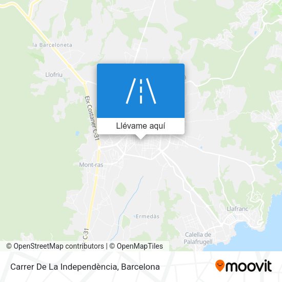 Mapa Carrer De La Independència