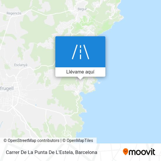 Mapa Carrer De La Punta De L'Estela