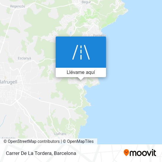 Mapa Carrer De La Tordera