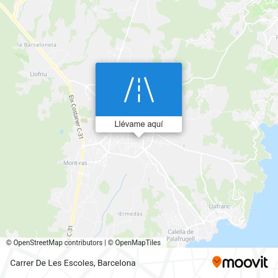 Mapa Carrer De Les Escoles