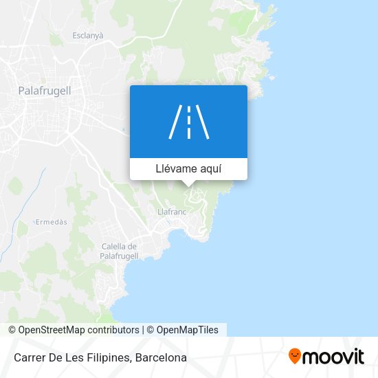 Mapa Carrer De Les Filipines