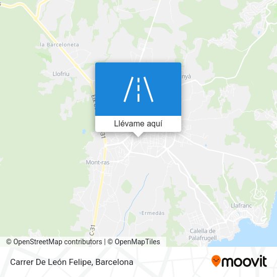 Mapa Carrer De León Felipe