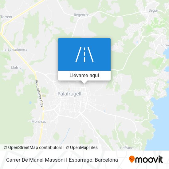 Mapa Carrer De Manel Massoni I Esparragó