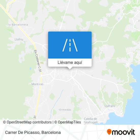 Mapa Carrer De Picasso