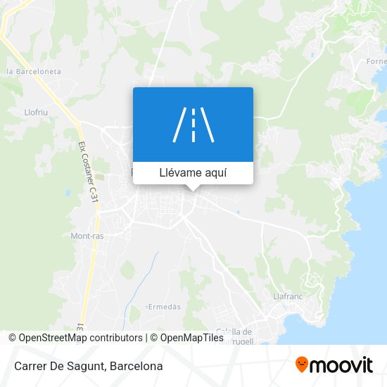Mapa Carrer De Sagunt