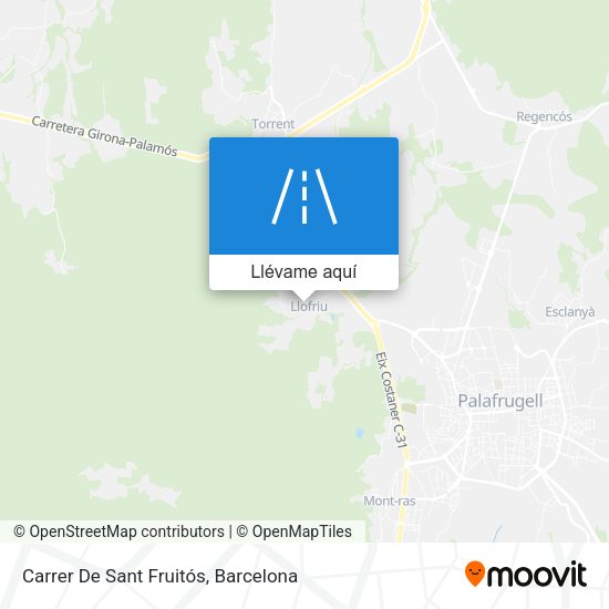 Mapa Carrer De Sant Fruitós