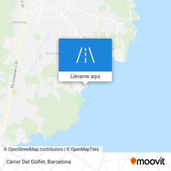 Mapa Carrer Del Golfet
