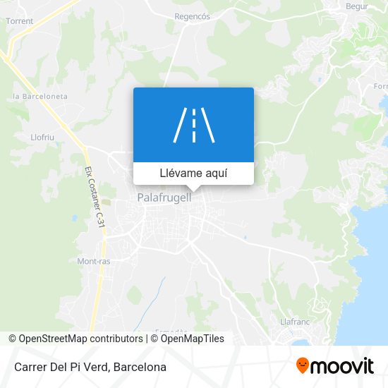Mapa Carrer Del Pi Verd
