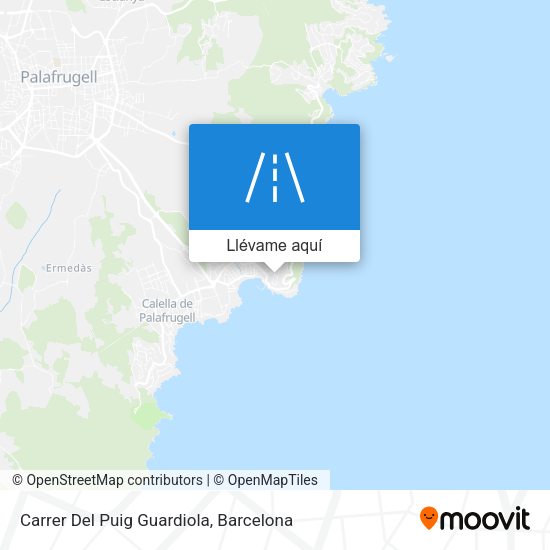 Mapa Carrer Del Puig Guardiola