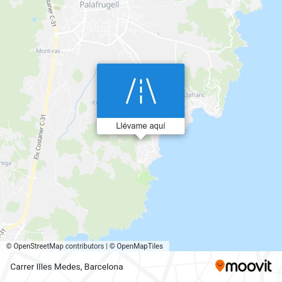 Mapa Carrer Illes Medes