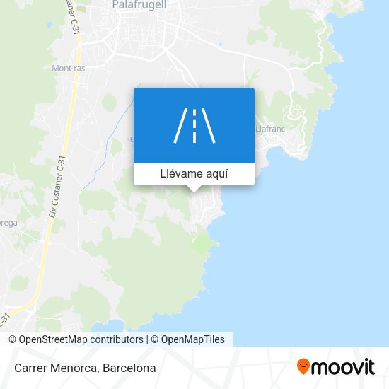 Mapa Carrer Menorca
