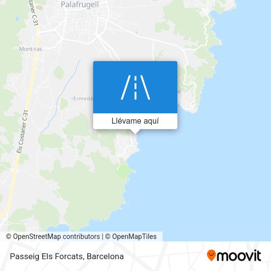 Mapa Passeig Els Forcats