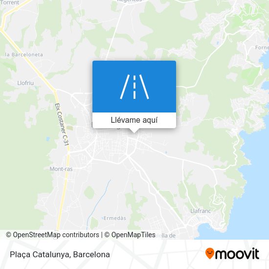 Mapa Plaça Catalunya