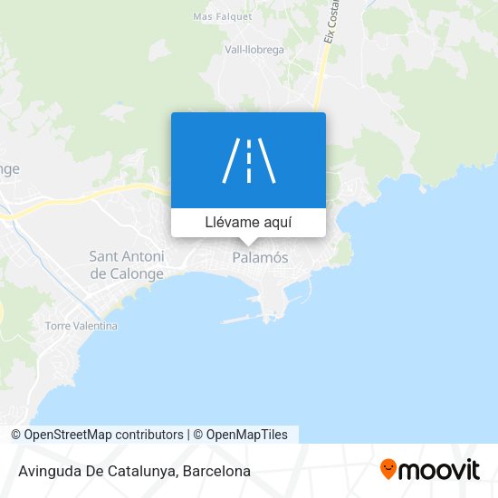 Mapa Avinguda De Catalunya