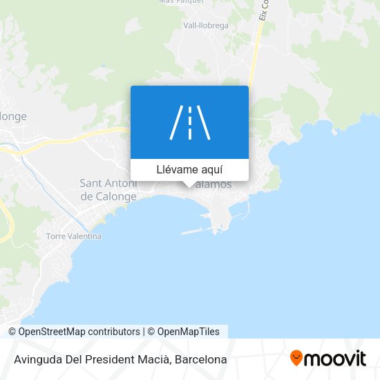 Mapa Avinguda Del President Macià
