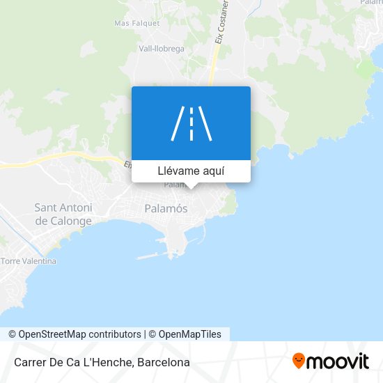 Mapa Carrer De Ca L'Henche