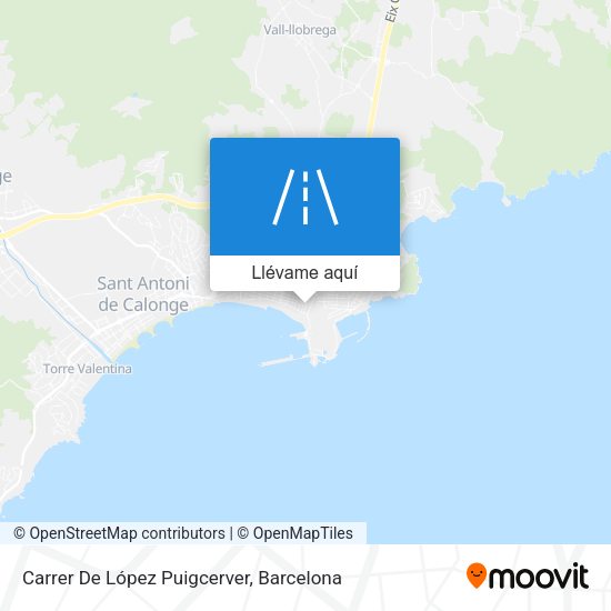 Mapa Carrer De López Puigcerver