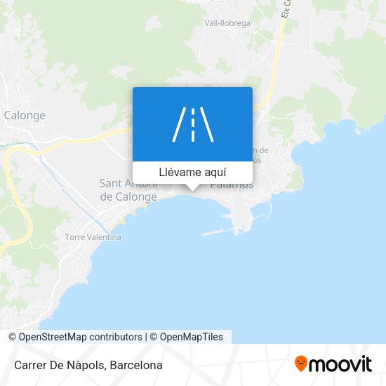 Mapa Carrer De Nàpols