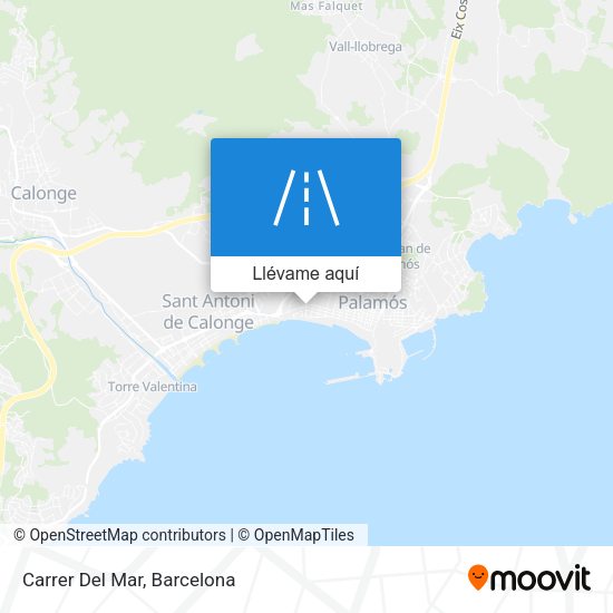Mapa Carrer Del Mar