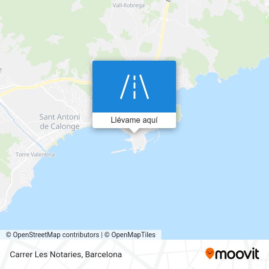 Mapa Carrer Les Notaries
