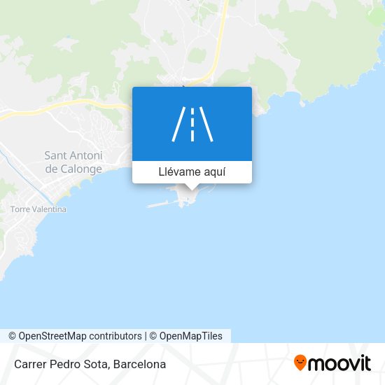 Mapa Carrer Pedro Sota