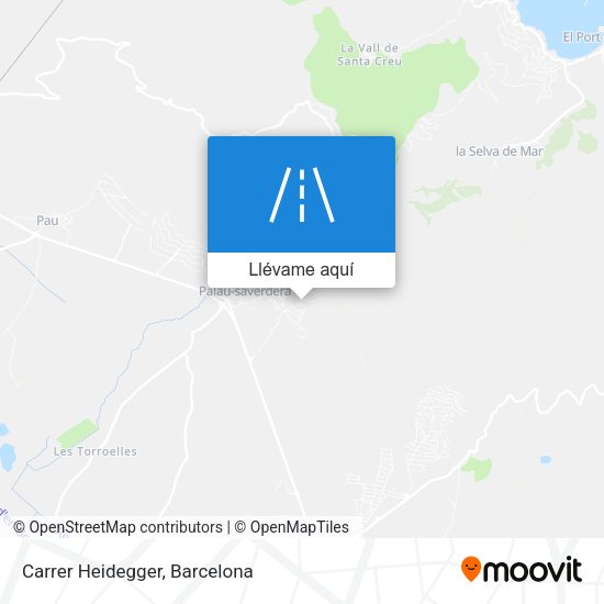 Mapa Carrer Heidegger