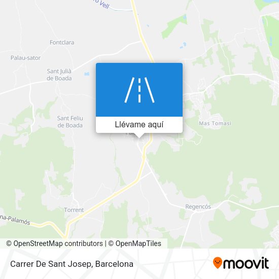 Mapa Carrer De Sant Josep