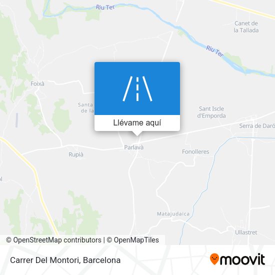 Mapa Carrer Del Montori