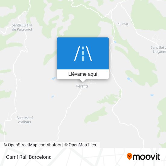Mapa Camí Ral
