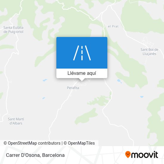 Mapa Carrer D'Osona