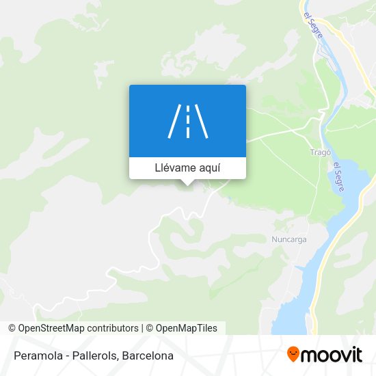 Mapa Peramola - Pallerols
