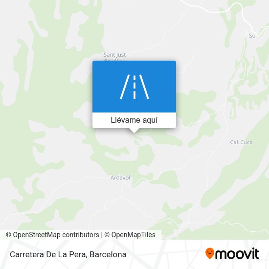 Mapa Carretera De La Pera