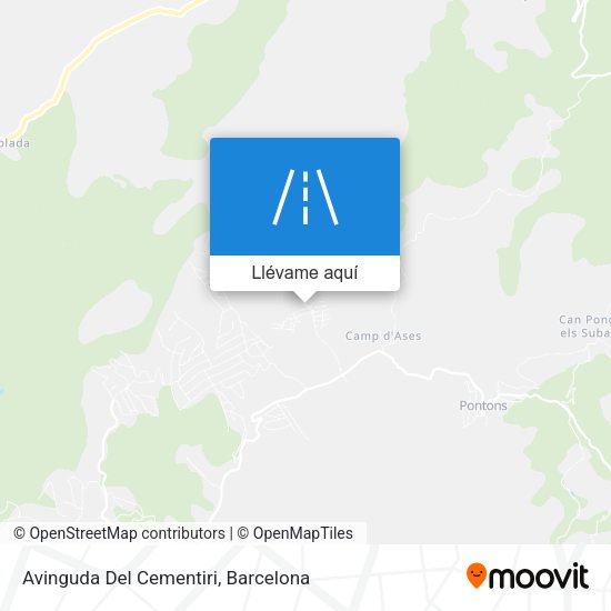 Mapa Avinguda Del Cementiri