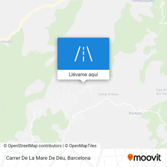 Mapa Carrer De La Mare De Déu