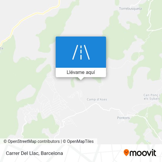 Mapa Carrer Del Llac