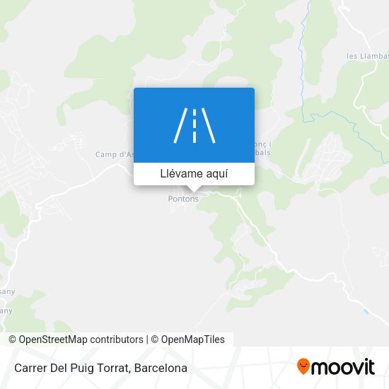 Mapa Carrer Del Puig Torrat