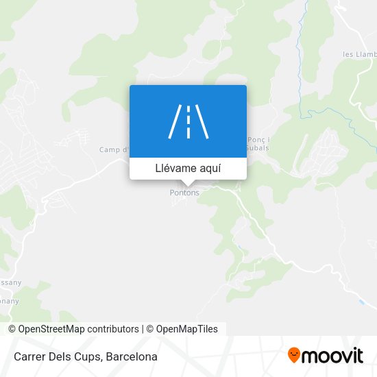Mapa Carrer Dels Cups