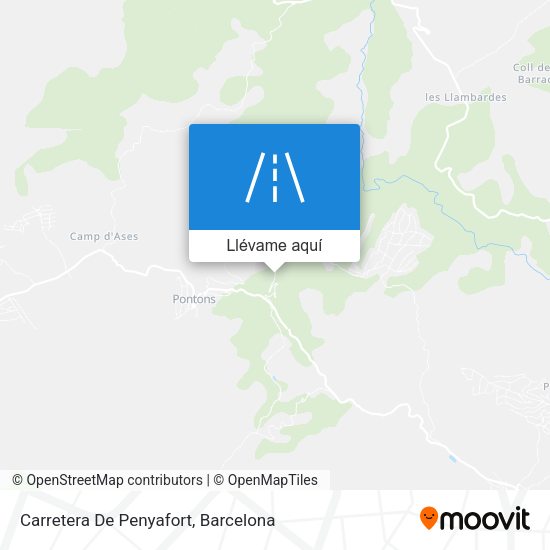 Mapa Carretera De Penyafort