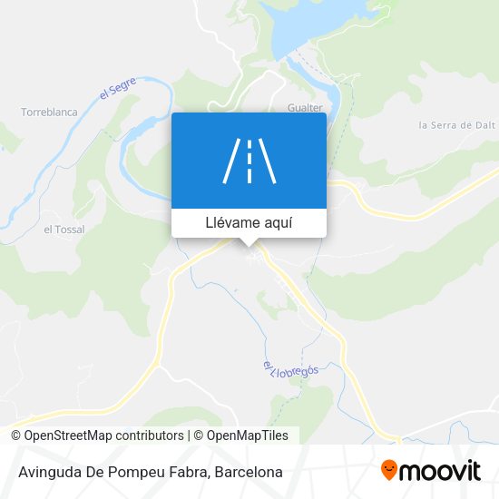 Mapa Avinguda De Pompeu Fabra
