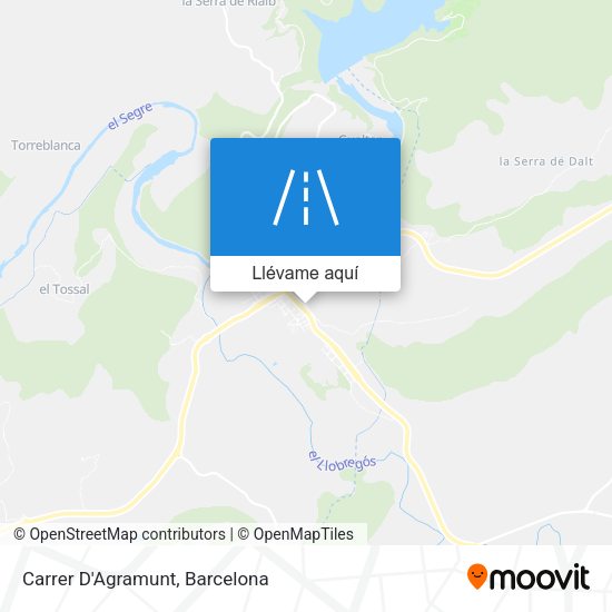 Mapa Carrer D'Agramunt