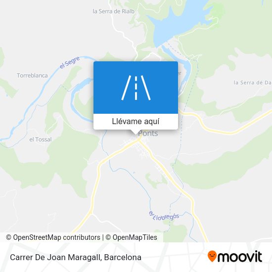 Mapa Carrer De Joan Maragall