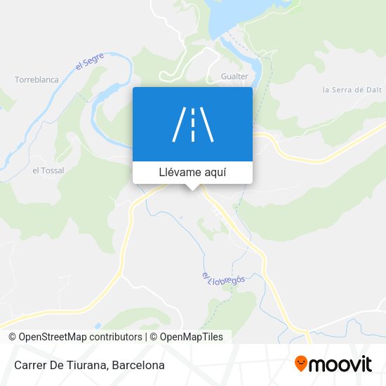 Mapa Carrer De Tiurana