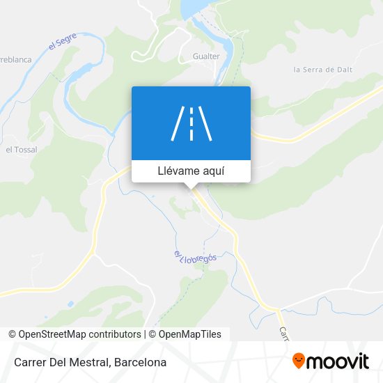 Mapa Carrer Del Mestral