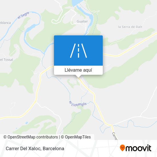 Mapa Carrer Del Xaloc