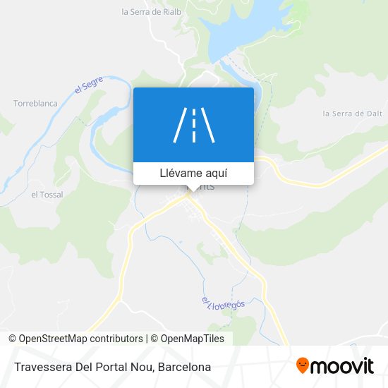 Mapa Travessera Del Portal Nou