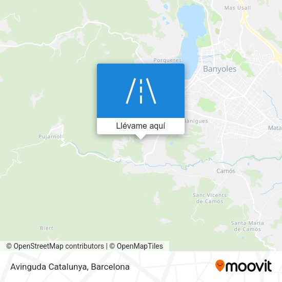 Mapa Avinguda Catalunya