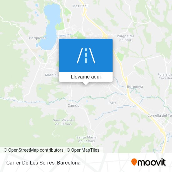 Mapa Carrer De Les Serres