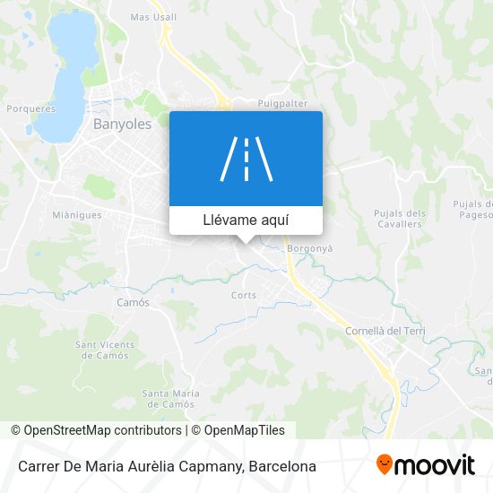Mapa Carrer De Maria Aurèlia Capmany