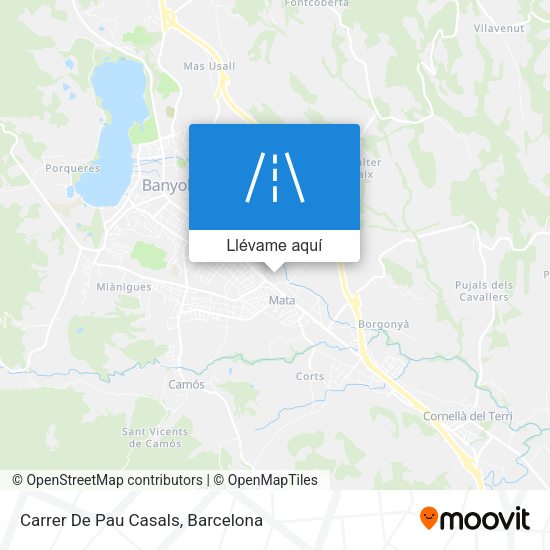 Mapa Carrer De Pau Casals